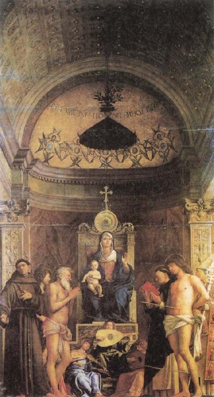 Gentile Bellini Sacra Conversazione oil painting picture